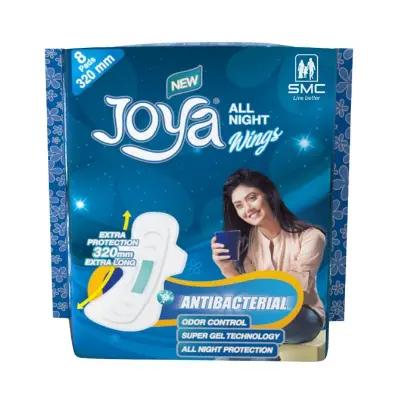 Joya Anti-Bacterial Sanitary Napkin All Night Wings 8 Pads Pack_thumbnail_image