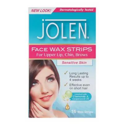 Jolen Face wax strips 16 wax strips_thumbnail_image