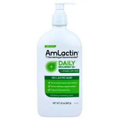 AmLactin Daily Nourish Lotion with 12% Lactic Acid Exfoliating & Hydrating Lotion 567g_thumbnail_image