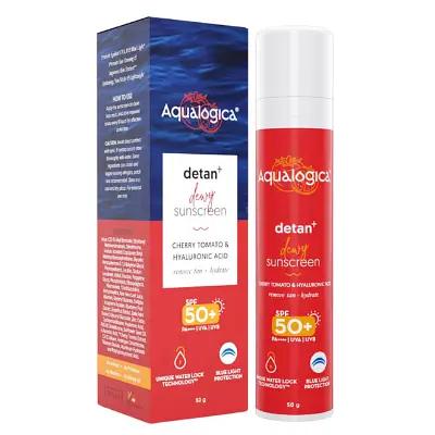 Aqualogica Detan+ Dewy Sunscreen with SPF 50+ PA++++ 50g_thumbnail_image
