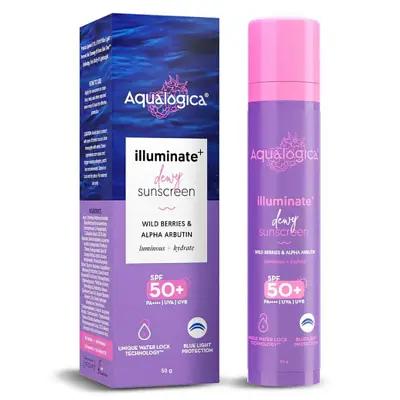Aqualogica Illuminate+ Dewy Sunscreen SPF 50+ PA++++ 50g_thumbnail_image