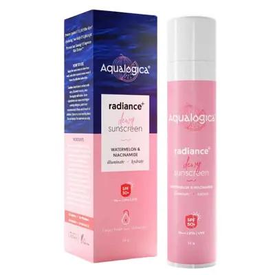 Aqualogica Radiance+ Dewy Sunscreen SPF50+ PA+++ 50g_thumbnail_image