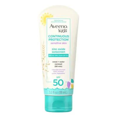 Aveeno Baby Continuous Protection Zinc Oxide Mineral Sunscreen Lotion SPF 50 - 88ml_thumbnail_image
