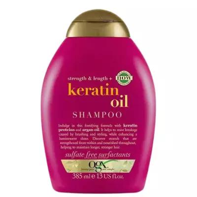 OGX Strength & Length Keratin Oil Shampoo 385ml_thumbnail_image
