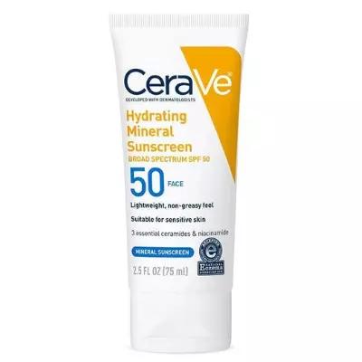 CeraVe Hydrating Mineral Sunscreen SPF 50 - 75ml_thumbnail_image