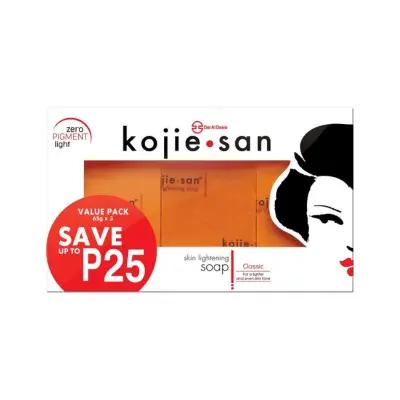 Kojie San Skin Lightening Kojic Acid Soap 3x 65g (Pack of 3)_thumbnail_image