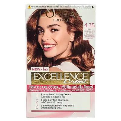 L'Oréal Excellence Crème Permanent Hair Color 4.35 Dark Chocolate Brown_thumbnail_image