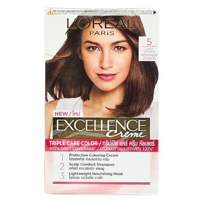 L'Oréal Excellence Crème Permanent Hair Color 5 Light Brown_thumbnail_image