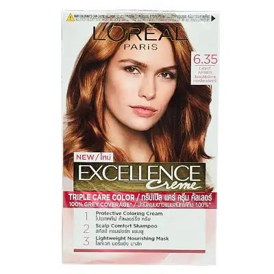 L'Oréal Excellence Crème Permanent Hair Color 6.35 Light Amber_thumbnail_image