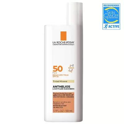 La Roche Posay Anthelios Ultra-Light Fluid Mineral Tinted Face Sunscreen SPF 50 1.7 fl oz​ 50ml_thumbnail_image
