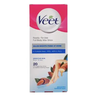 Veet Ready to Use Wax Strips For Sensitive Skin 20 strips_thumbnail_image