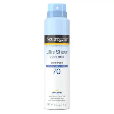 Neutrogena Ultra Sheer Lightweight Sunscreen Spray SPF 70, 141g_thumbnail_image