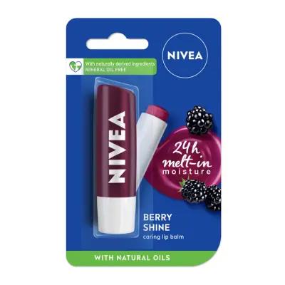 Nivea Berry Shine Caring Lip Balm 4.8g_thumbnail_image