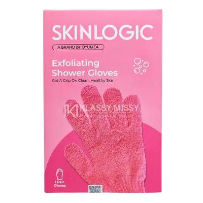 OYUMEA Bath and Body Exfoliating Body Gloves 1 Pair Pink_thumbnail_image
