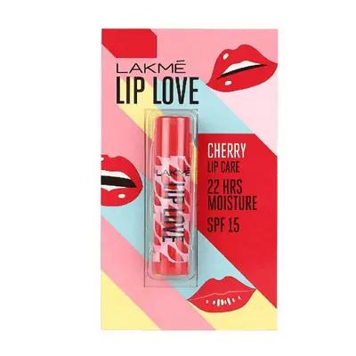 Lakme Lip Love Chapstick Cherry SPF 15, 4.5g_thumbnail_image