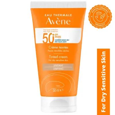 Avène Eau Thermale SPF 50+ Tinted Cream For Dry Sensitive Skin 50ml_thumbnail_image