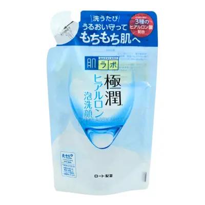 Rohto Hada Labo Gokujyun Hyaluronic Acid Foaming Face Wash Refill 140ml_thumbnail_image