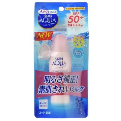 Rohto Mentholatum Skin Aqua Super Moisture UV Milk Pink Sunscreen SPF50+/PA++++ 40ml_thumbnail_image