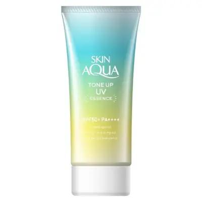 Rohto Skin Aqua Tone Up UV Essence Mint Green SPF50+ PA++++ 80g_thumbnail_image