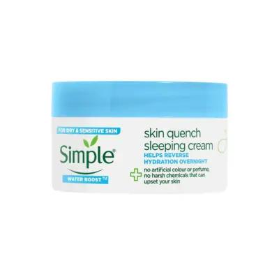 Simple Water Boost Skin Quench Sleeping Cream 50ml_thumbnail_image