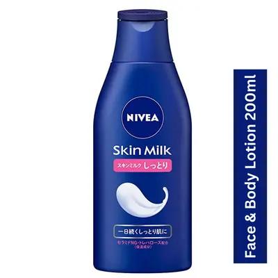 Nivea Skin Milk Moisturizing Lotion For Face & Body 200ml_thumbnail_image