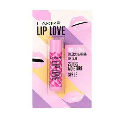 Lakme Lip Love Chapstick Insta Pink With SPF 15, 4.5g_thumbnail_image
