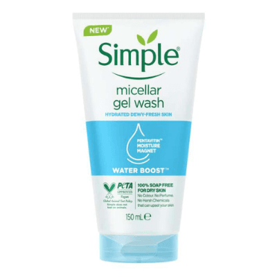 Simple Water Boost Micellar Facial Gel Wash 150ml (NEW)_thumbnail_image