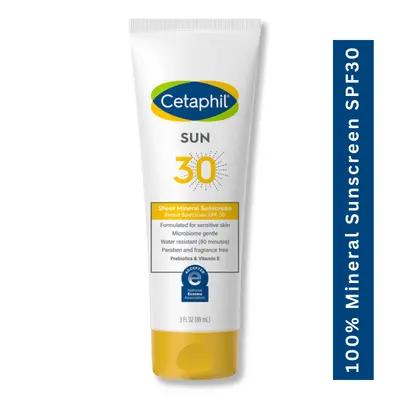 Cetaphil Sheer Mineral Sunscreen Broad Spectrum SPF 30 For Sensitive Skin 89ml_thumbnail_image