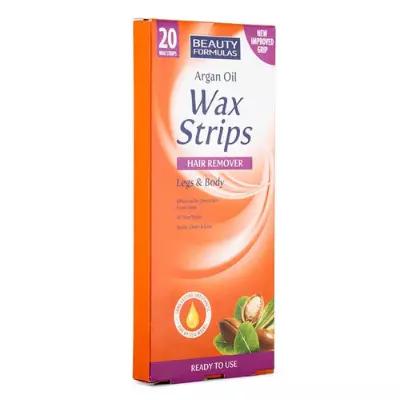 Beauty Formulas Argan Oil Wax Strips 20 Wax Strips_thumbnail_image