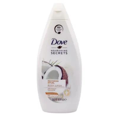Dove Coconut Oil & Almond Milk Restoring Ritual Body Wash 500ml_thumbnail_image